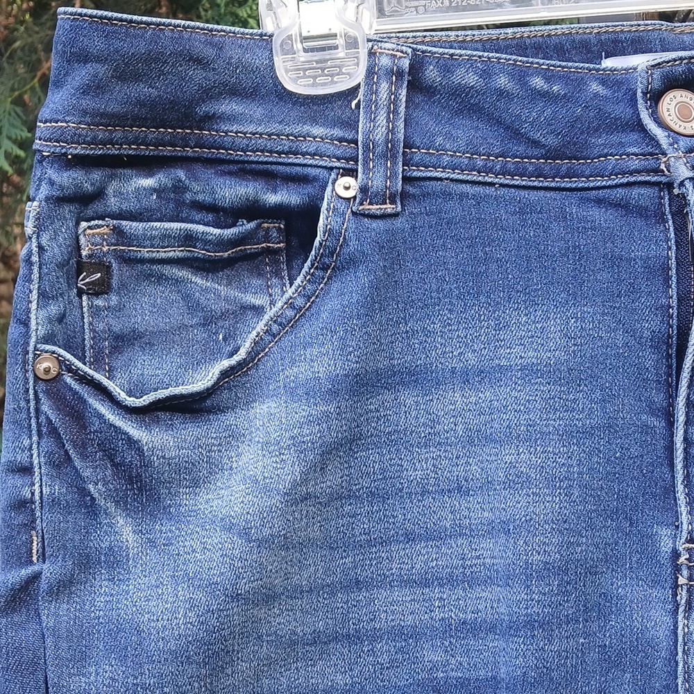 KanCan Mid Rise Ripped Flare Jean Sz 18 - Picture 3 of 13
